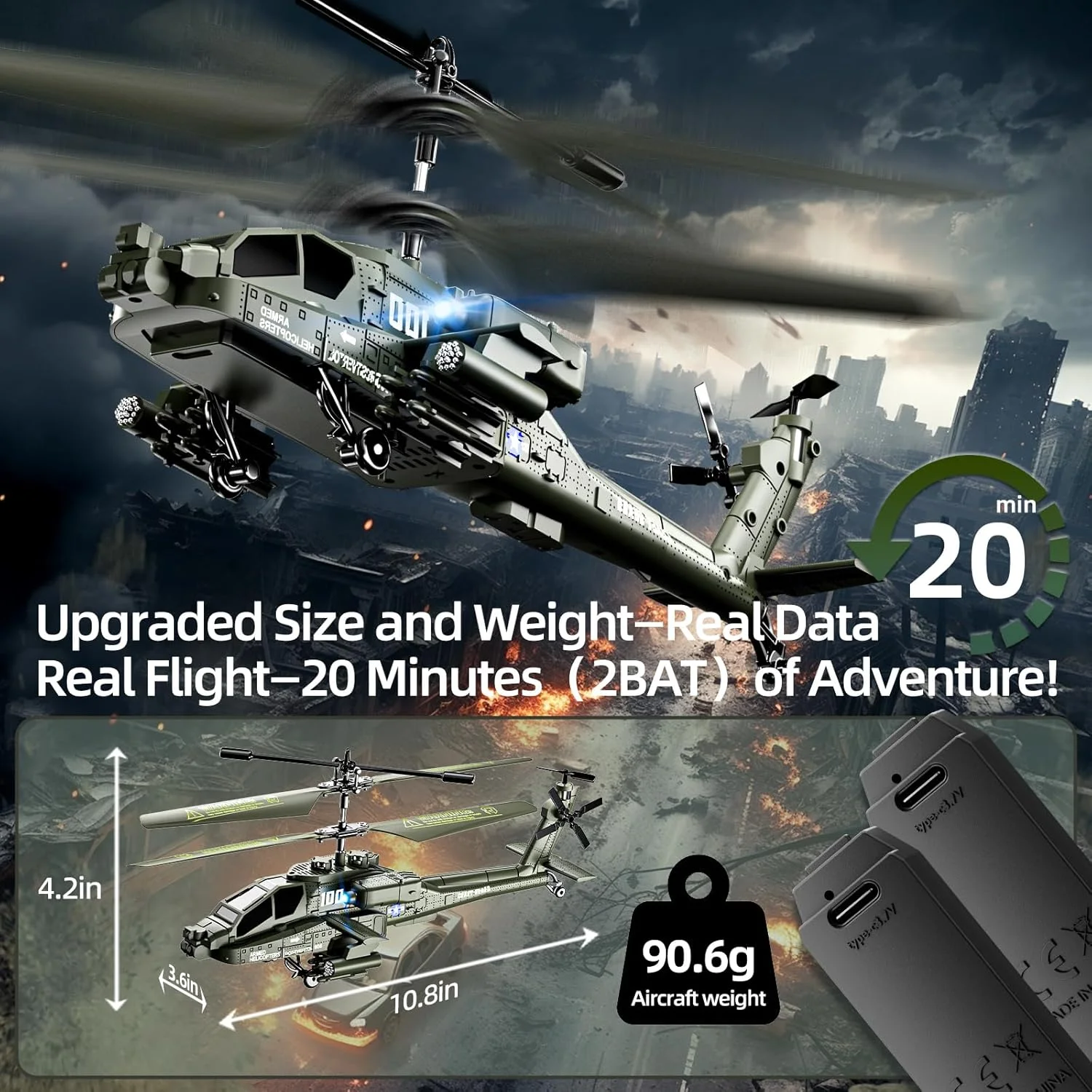 🚁🚁 Remote-controlled attack helicopter