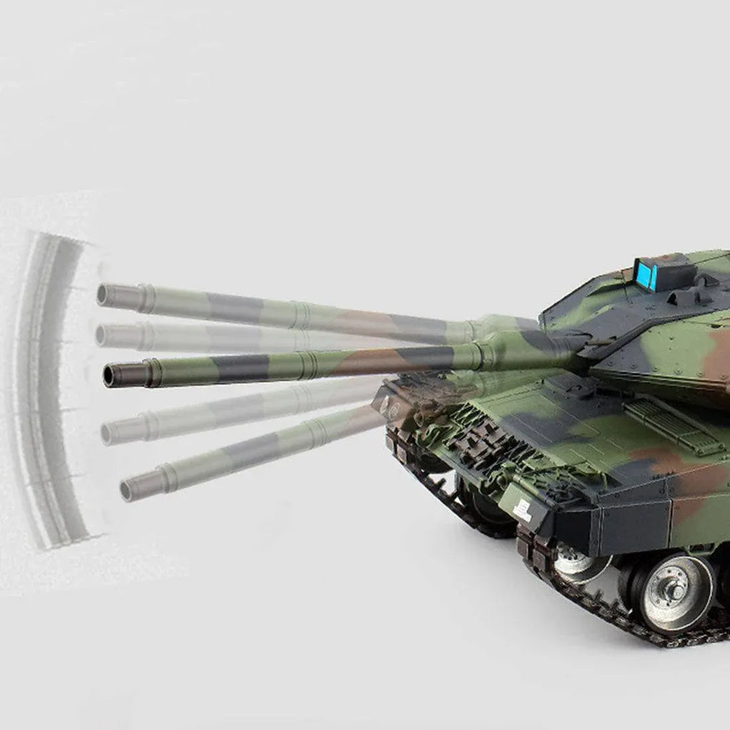 🔥 German Leopard 2A6 RC Tank – Realistic Recoil, BB Shot & IR Combat Ready 🎯